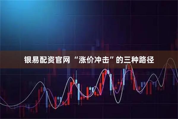 银易配资官网 “涨价冲击”的三种路径