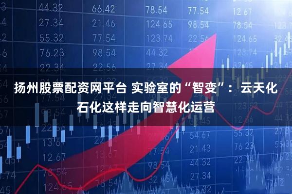 扬州股票配资网平台 实验室的“智变”：云天化石化这样走向智慧化运营