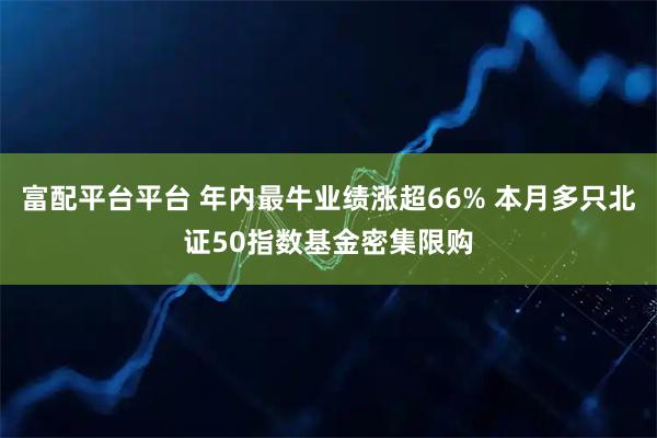富配平台平台 年内最牛业绩涨超66% 本月多只北证50指数基金密集限购